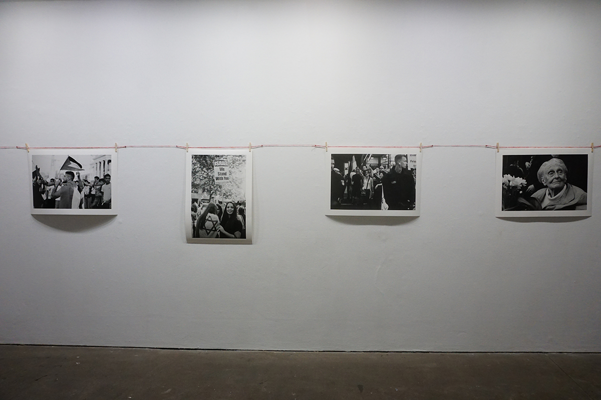 4 large photographs from Tikkun Olam exhibition